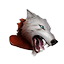 Dire Wolf Head