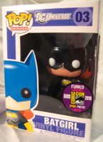 3 Metallic Black Batgirl SDCC 2010 DC Universe Funko pop