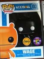 3 Metallic Black Colorway Wage CHASE Fundays 2012 Uglydoll Funko pop