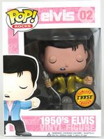 2 Metallic Gold Colorway 1950s Elvis CHASE Rocks Funko pop