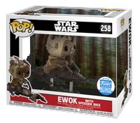 258 Ewok on Speeder Funko Shop Star Wars Funko pop