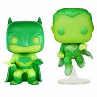 0 Glow Radioactive Batman v Superman 2 Pack Walmart DC Universe Funko pop