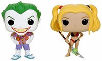 0 Joker and Harley Beach 2 Pack FYE DC Universe Funko pop