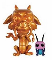 167 Mushu & Cricket Gold Mulan Funko pop