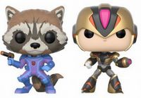 8 Rocket and Mega Man X2 Gamestop Exclusive Marvel Vs. Capcom Funko pop