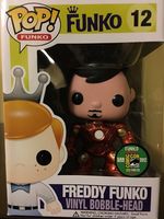 12 2012 Metallic Iron Man LE 12 Freddy Funko Funko pop