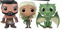 0 Burnt Khaleesi Bloody Khal and Rhegal Blu Ray Bundle Amazon Exclusive Game of Thrones Funko pop