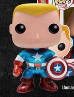 6 Unmasked Captain America Comikaze Marvel Comics Funko pop