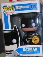 1 Bobblehead Metallic Batman CHASE Target Exclusive DC Universe Funko pop