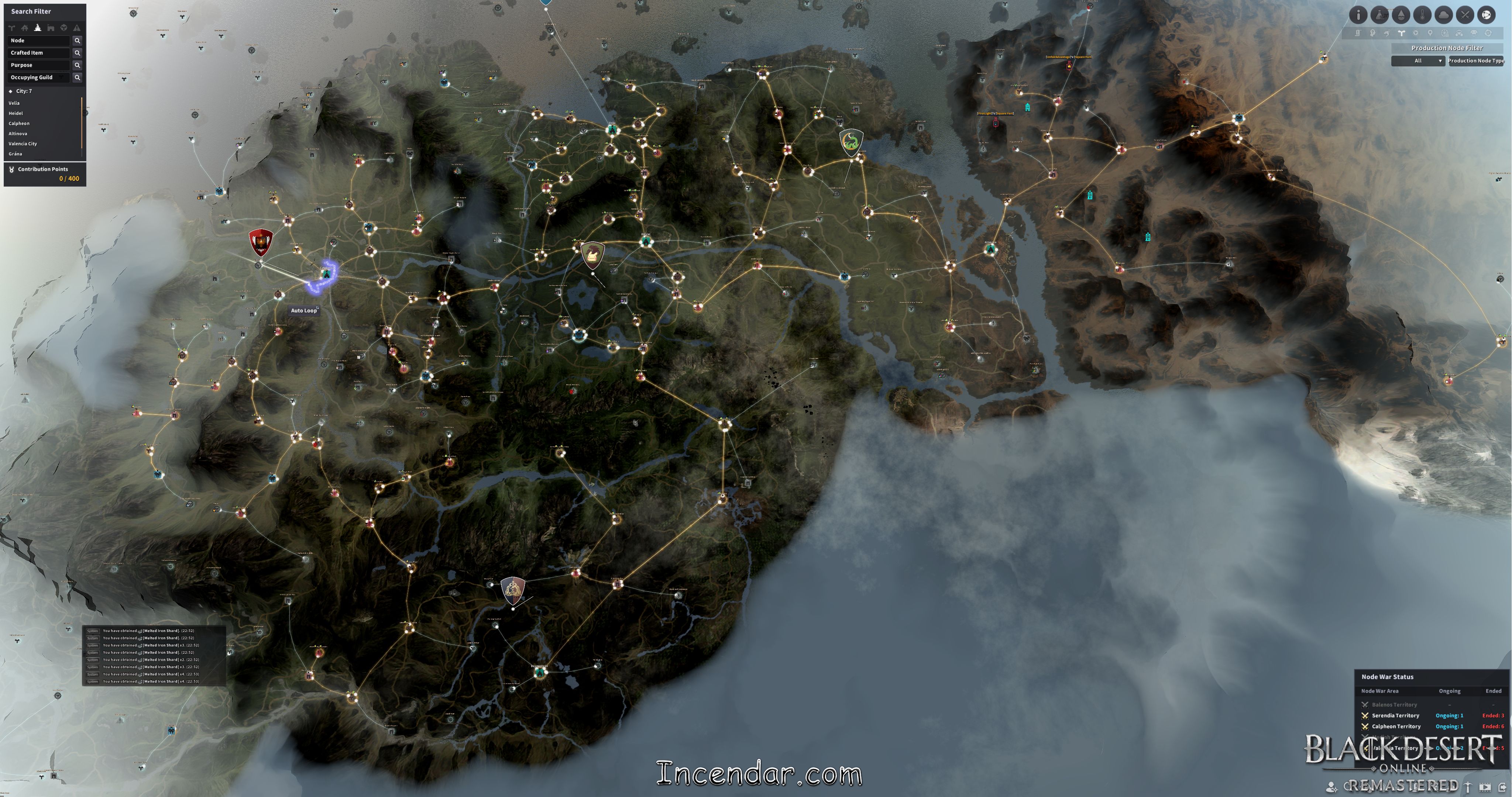 Black Desert Interactive Map Bdo Incendar 400 Cp 4K Node Network Map Screen Saver Afk Method For Black  Desert Online