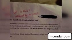 Florida high school teacher faces criticism after writing implied expletive on students paper