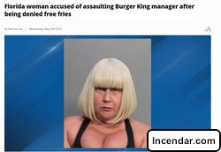 Florida woman accused of assaulting Burger King manager after being denied free fries