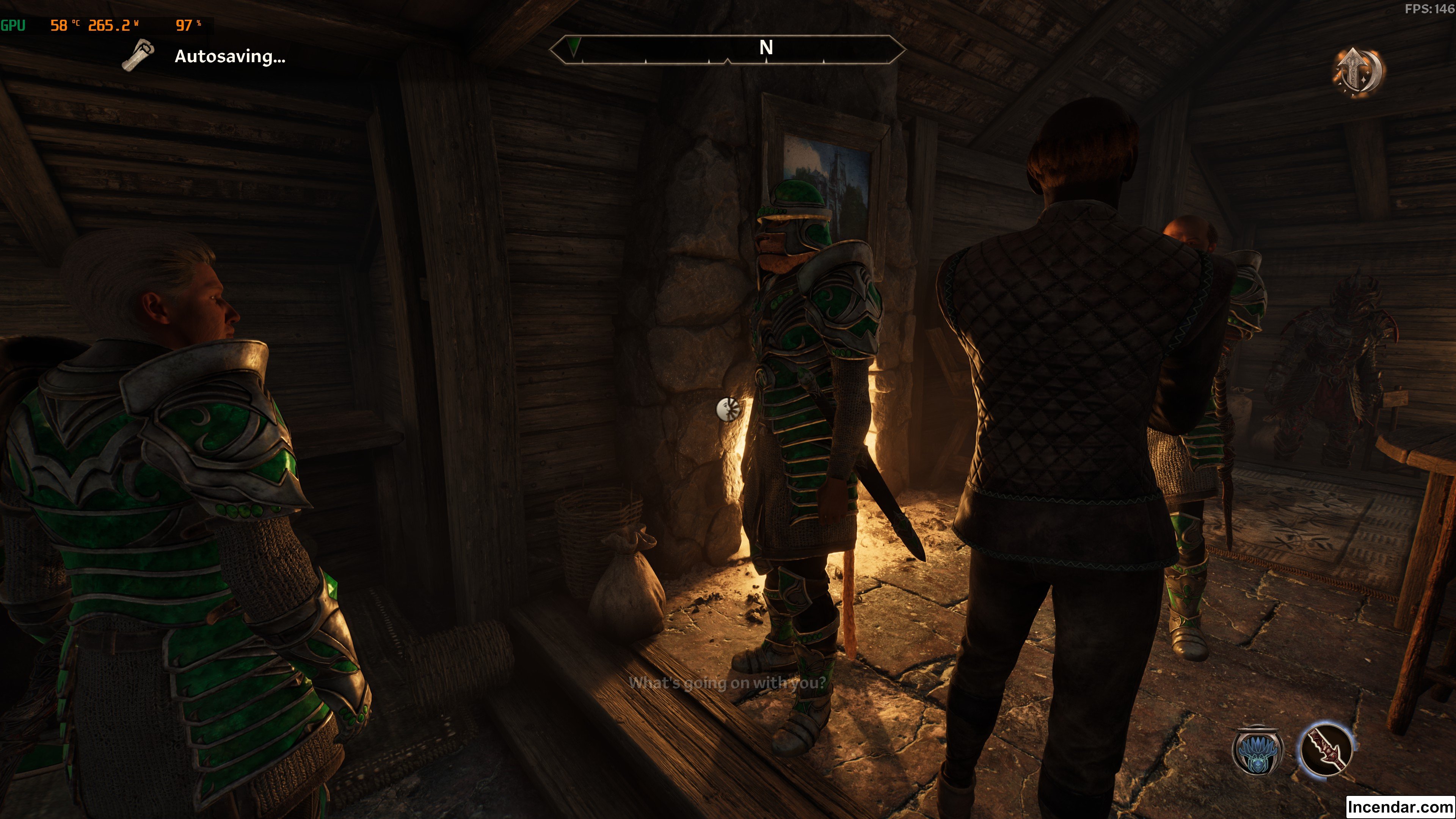 Inside the Roxey Inn 4k In game screenshot image screenshot showing high end gear on npcs